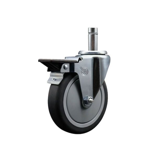 Metro 4615MDBA 5MDBA 5'' Replacement Caster with Brake